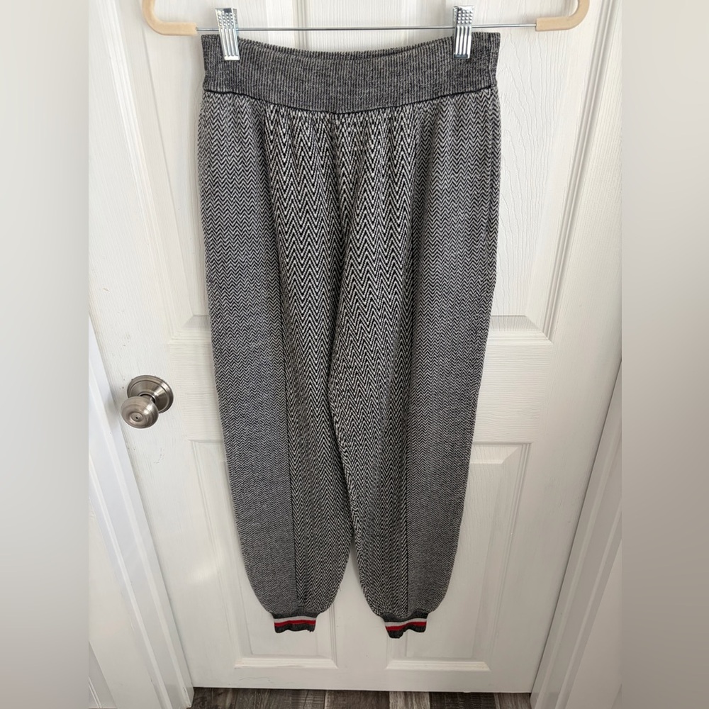 Stella McCartney Virgin Wool Striped Sweatpants (SIZE 4)
